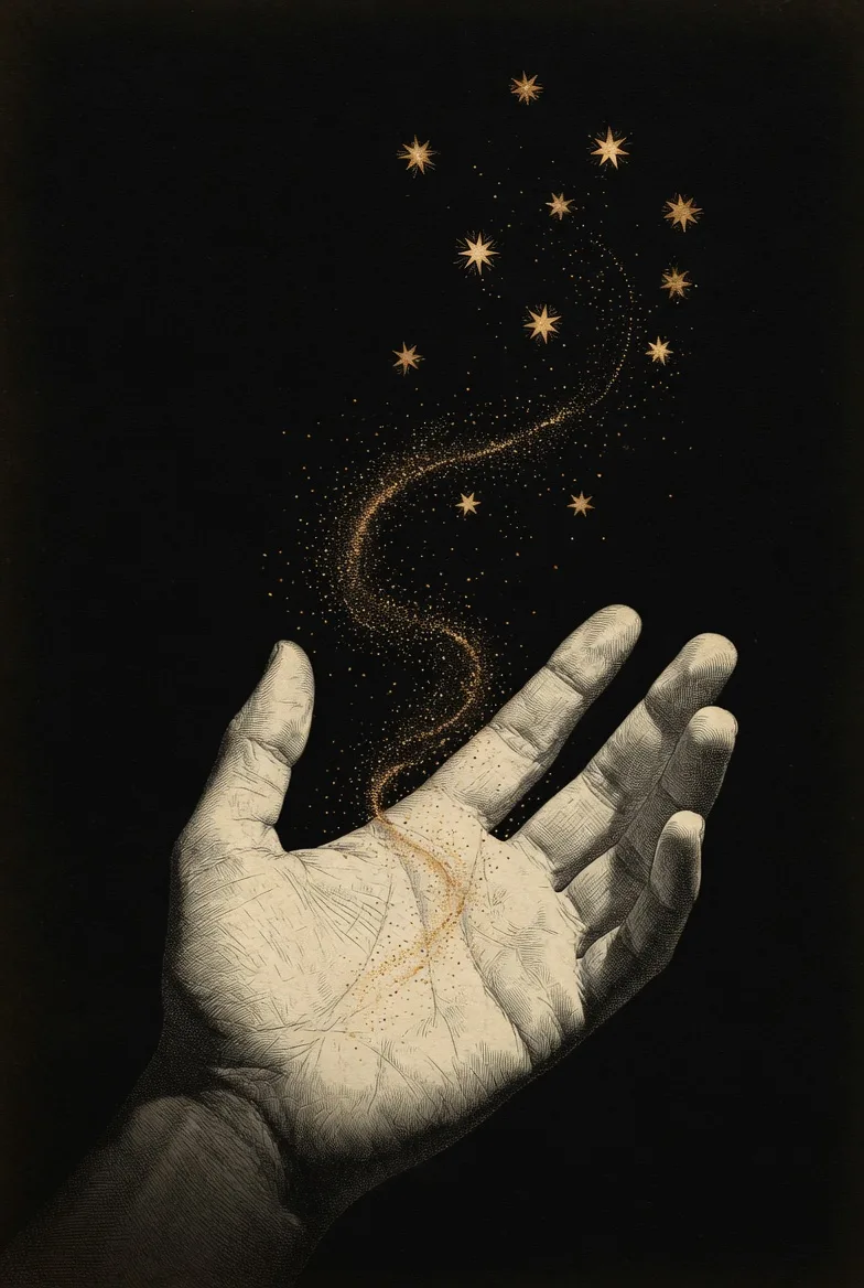 Geste de clôture — constellation offerte